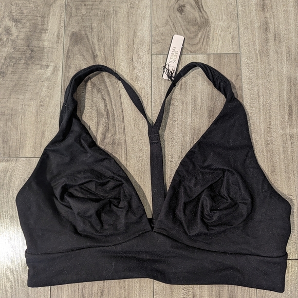 Victoria Secret Unlined Plunge Wireless in Black Nickle free - Picture 3 of 5